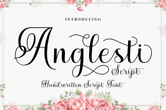 Anglesti Script: A Dazzling Display Font