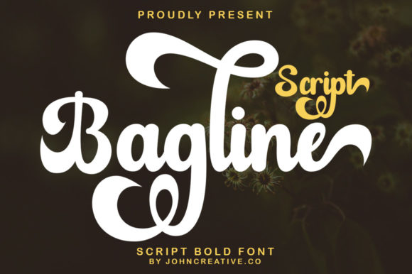 Bagline Script: A Retro Font for Modern Campaigns
