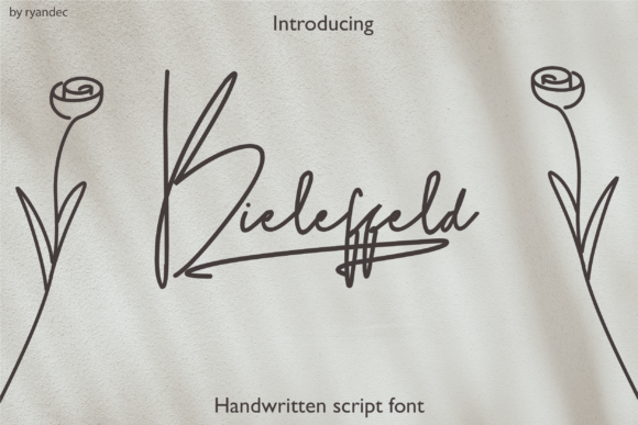 Bieleffed Script: A Stylish Font for Marketing