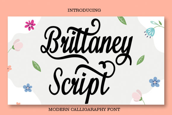 Brittaney Script: Elegant Handwritten Font