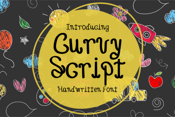 Curvy Script: A Playful Font for Editorial Design