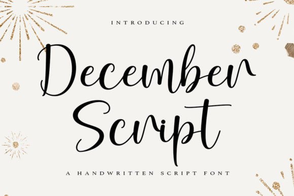 December Script: A Sweet Handwritten Font