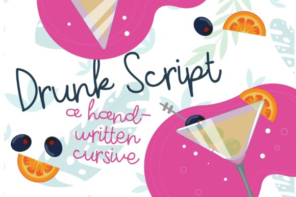 Drunk Script: A Playful Font for Creative Campaigns