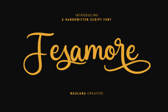 Fesamore Script: Elegant Font for Creative Projects