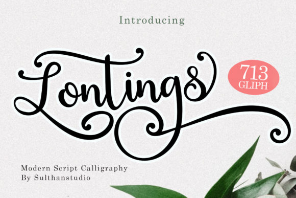 Lontings Script: A Luxurious Font for Business