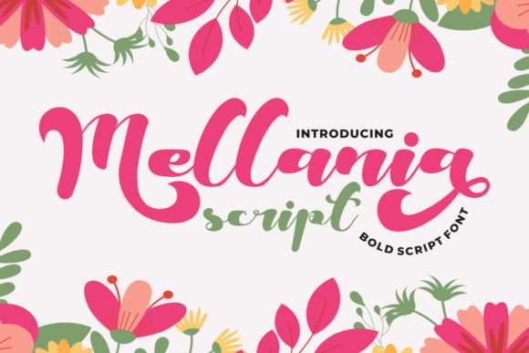 Mellania Script: A Bold, Cute Font for Marketers