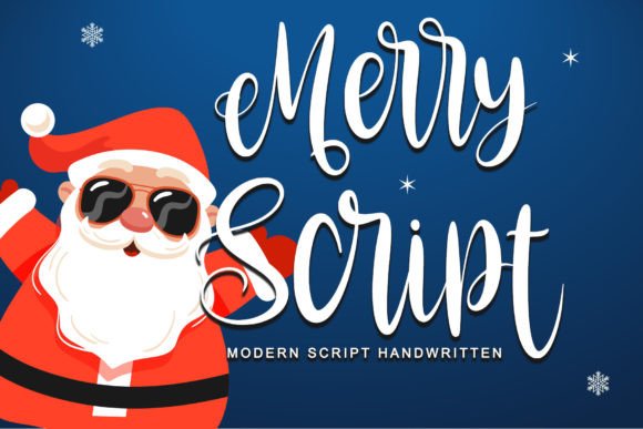 Merry Script: A Festive Font for Business