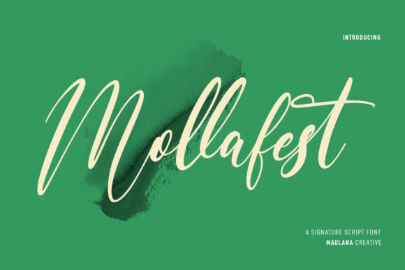 Mollafest Script: A Stylish Handwritten Font