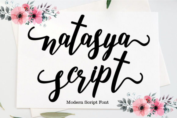 Natasya Script: Elegant Font for Craft Projects