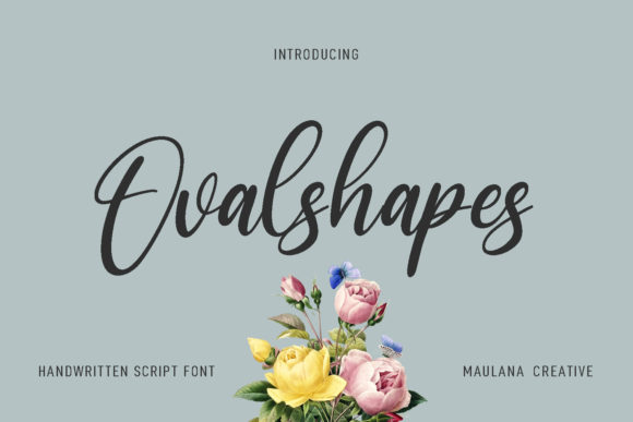 Ovalshapes Script Font for Creative Projects