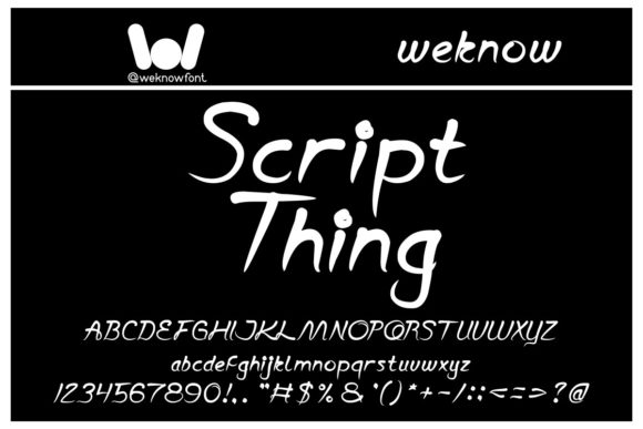 Script Thing: A Handwritten Font for Creative Marketing