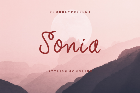 Sonia Script: A Handwritten Font for Editorial Design