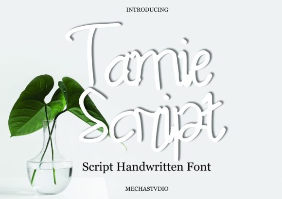 Tamie Script: A Creative Font for Makers