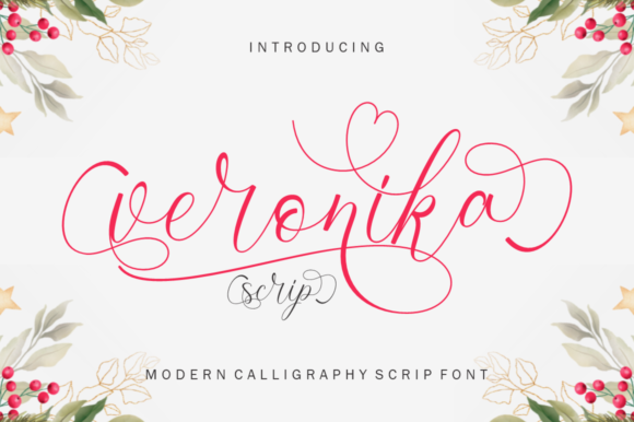 Veronika Script: A Stylish Font for Web Design