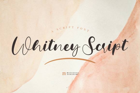 Whitney Script Font for Editorial Design